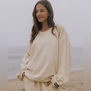 Daily Drills Sand Reversible Crewneck